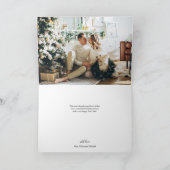 Frohe Weihnachten einfache Foto Collage Karte (Innenseite)