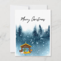 Frohe Weihnachten Einfache Karte