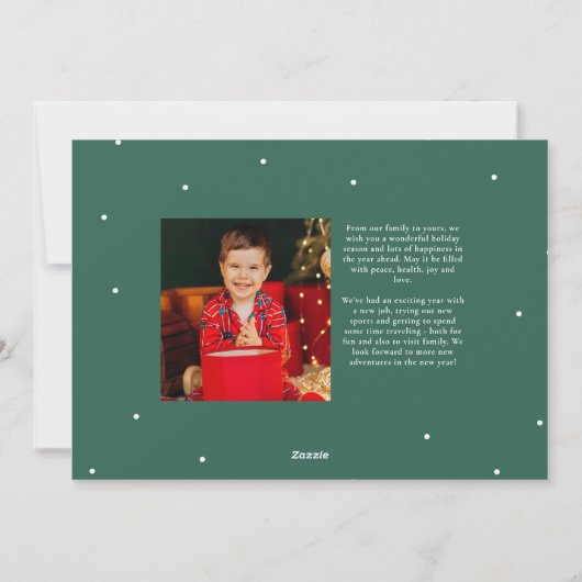 Frohe Weihnachten einfache klassische Drehbuch zwe (Rückseite)