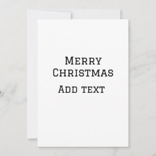 Frohe Weihnachten einfache minimale Namen Text-Mod Einladung