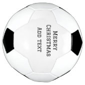 Frohe Weihnachten einfache minimale Namen Text-Mod Fußball (Gedreht)