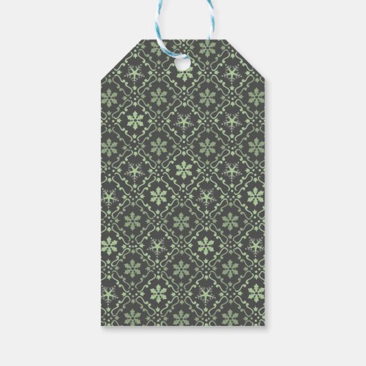 Frohe Weihnachten Einfache Minimalistische Script Geschenkanhänger (Rückseite)