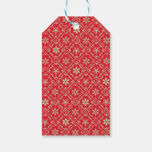 Frohe Weihnachten Einfache Minimalistische Script  Geschenkanhänger (Rückseite)