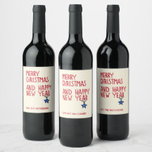 Frohe Weihnachten Einfache moderne Typografie