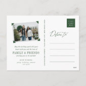 Frohe Weihnachten Einfache Pinselschrift Modernes  (Rückseite)