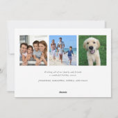 Frohe Weihnachten Einfache Script 4 Foto (Rückseite)