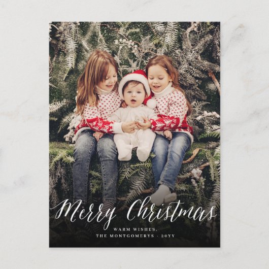 Frohe Weihnachten Einfache Skripte Modernes Klassi (Vorderseite)