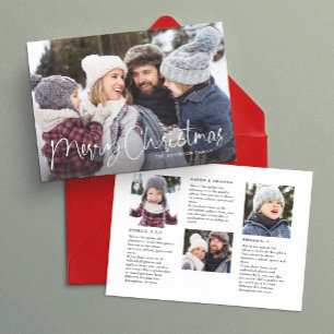 Frohe Weihnachten einfache Skriptfamilie Newslette