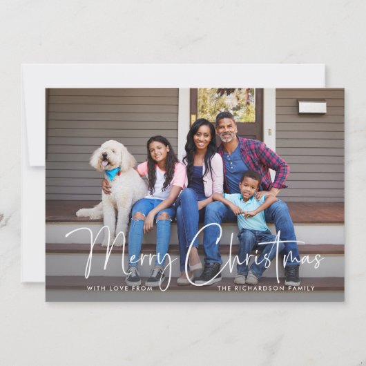 Frohe Weihnachten | Einfaches Skript für mehrere F (Vorderseite)