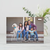 Frohe Weihnachten | Einfaches Skript für mehrere F (Stehend Vorderseite)