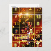 Frohe Weihnachten Einführungskalender (Vorne/Hinten)