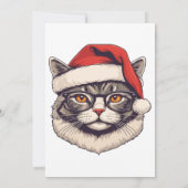 Frohe Weihnachten Einladung (Rückseite)