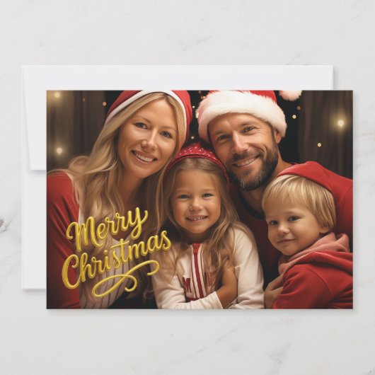 Frohe Weihnachten Einladung (Vorderseite)