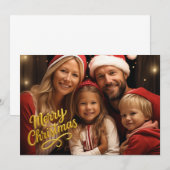 Frohe Weihnachten Einladung (Vorne/Hinten)