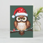 Frohe Weihnachten Einladung (Stehend Vorderseite)