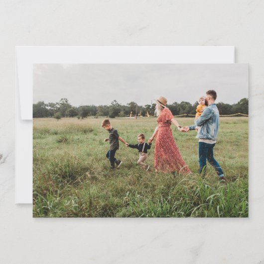 Frohe Weihnachten Einladung (Rückseite)