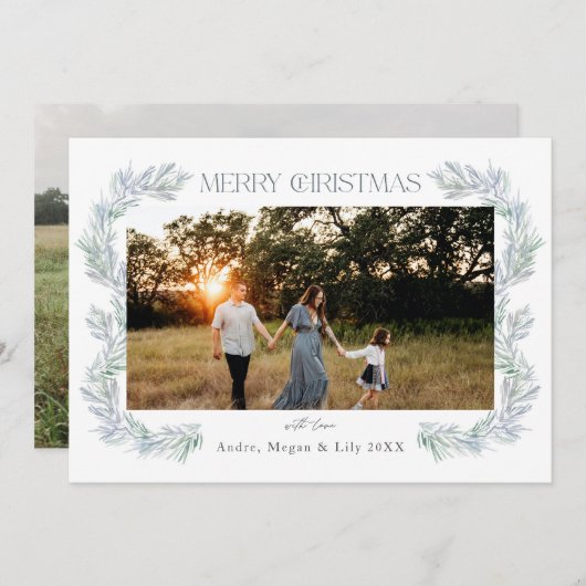 Frohe Weihnachten Einladung (Vorne/Hinten)