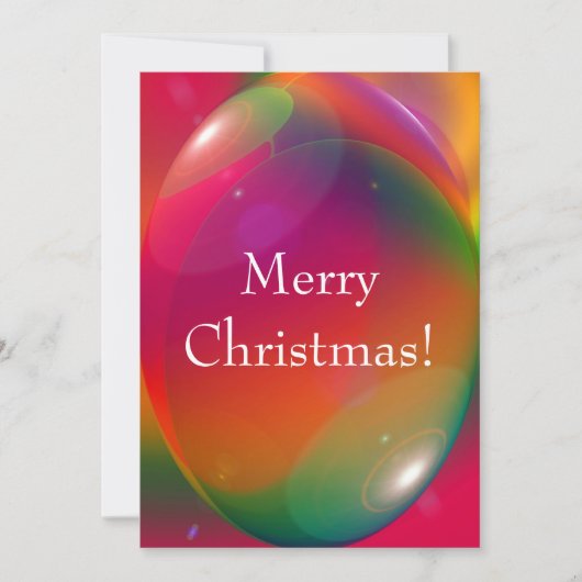 Frohe Weihnachten! Einladung (Vorderseite)