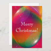 Frohe Weihnachten! Einladung (Vorne/Hinten)