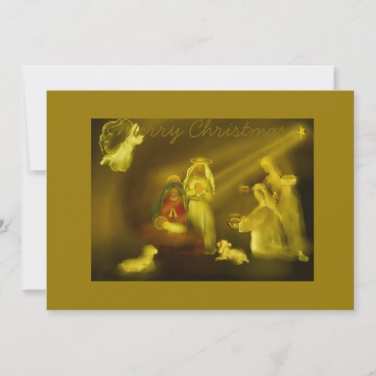 Frohe Weihnachten Einladung (Vorderseite)