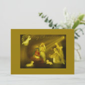 Frohe Weihnachten Einladung (Stehend Vorderseite)