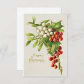 Frohe Weihnachten Einladung (Vorne/Hinten)