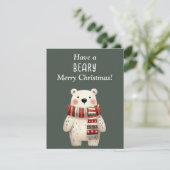 Frohe Weihnachten! Einladung (Stehend Vorderseite)