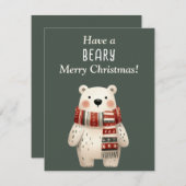 Frohe Weihnachten! Einladung (Vorne/Hinten)