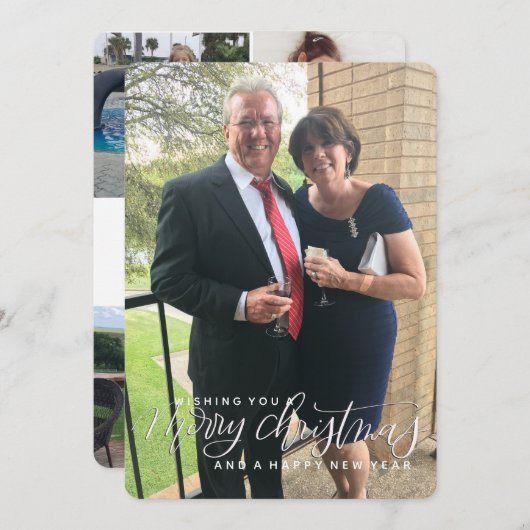 Frohe Weihnachten Einladung (Vorne/Hinten)