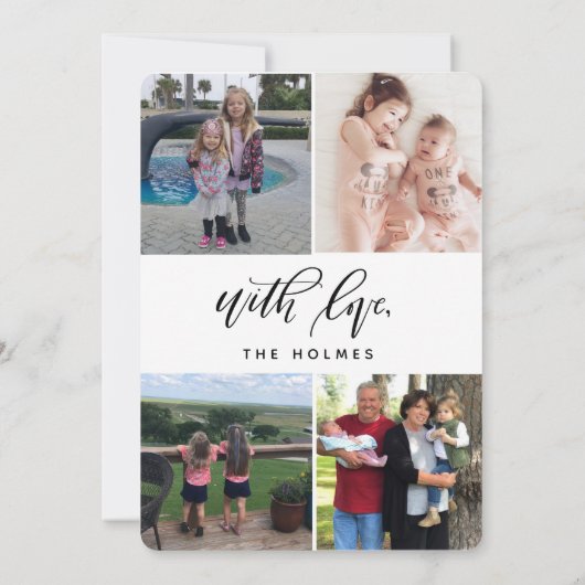 Frohe Weihnachten Einladung (Rückseite)