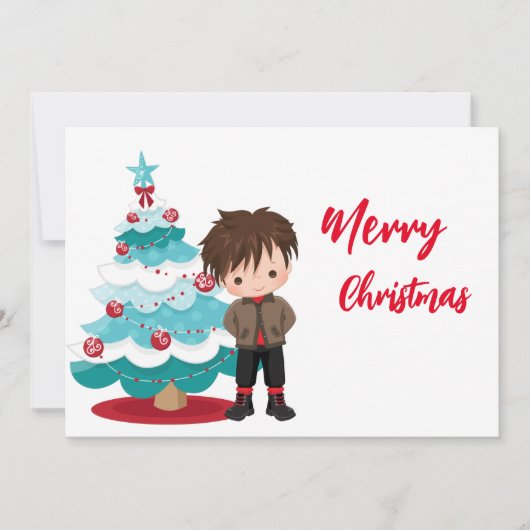 Frohe Weihnachten Einladung (Vorderseite)