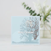 Frohe Weihnachten! Einladung (Stehend Vorderseite)