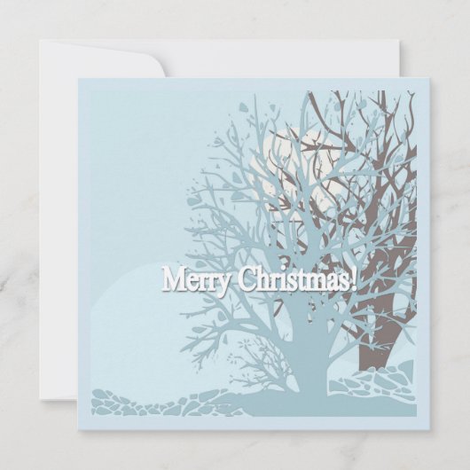 Frohe Weihnachten! Einladung (Vorderseite)