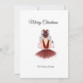 Frohe Weihnachten Einladung (Vorderseite)