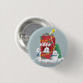 Frohe Weihnachten: Eisbär & Soda Can Button (Vorne & Hinten)