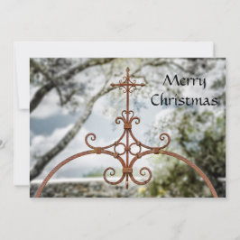 Frohe Weihnachten, eisernes Kreuz, Urlaubskarte Feiertagskarte