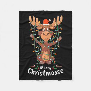 Frohe Weihnachten Elche Weihnachten Weihnachten We Fleecedecke
