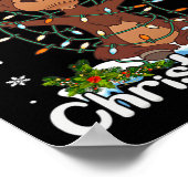 Frohe Weihnachten Elche Weihnachten Weihnachten We Poster (Ecke)