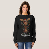 Frohe Weihnachten Elche Weihnachten Weihnachten We Sweatshirt (Vorne ganz)