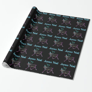 Frohe Weihnachten - Electric Caribou Geschenkpapier