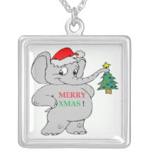 "FROHE WEIHNACHTEN" ELEFANT