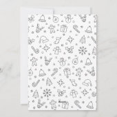 Frohe Weihnachten Elegant Bow präsentieren FotoCol (Rückseite)