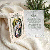 Frohe Weihnachten Elegant Bow präsentieren FotoCol