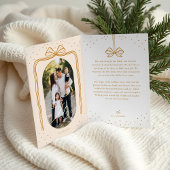 Frohe Weihnachten Elegant Bow präsentieren FotoCol