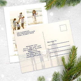 Frohe Weihnachten Elegant Gold Calligraphy 5 Foto