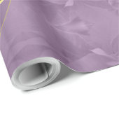 Frohe Weihnachten Elegant Gold Script Rosa Geschenkpapier (Rolleneckpunkt)