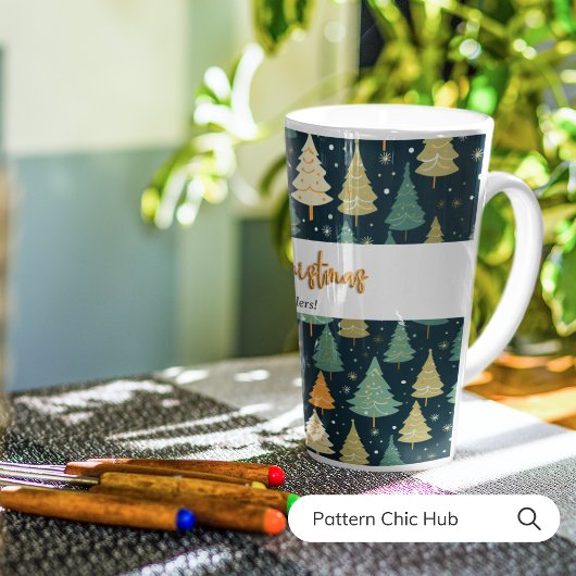 Frohe Weihnachten Elegant Pine Tree Geschenk für I Milchtasse