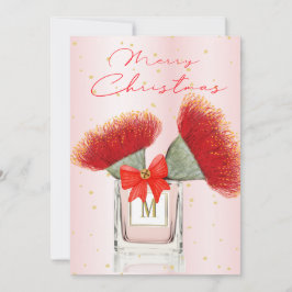 Frohe Weihnachten Elegant Rotes Blumenparfüm