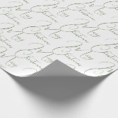 Frohe Weihnachten Elegant Script Wrapping Paper Geschenkpapier (Ecke)