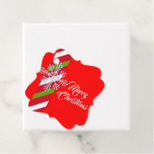 Frohe Weihnachten Elegant Snowflake Geschenkanhänger (Beispiel)